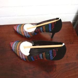 NIB INC INTERNATIONAL CONCEP Women's Zitah Embellished Pointed Toe Pumps size 7M